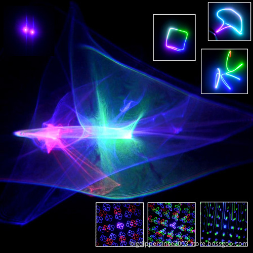 Full Color LED stage show Animation Multi-Effect RGB DJ Disco Laser Light